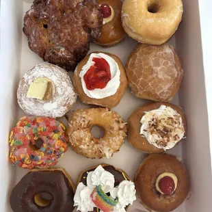 Dozen donuts