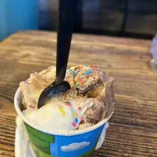 Birthday cake ice cream