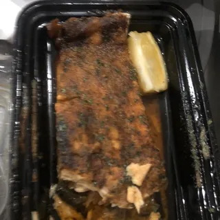 Slice of Atlantic Salmon