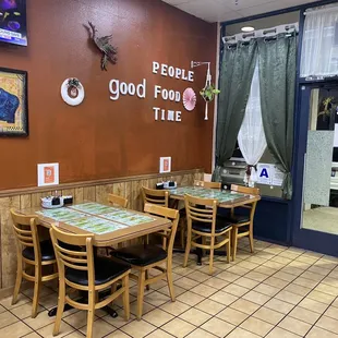 the interior of a restaurant