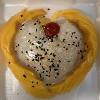 65. Sweet Sticky Rice with Fresh Mango
