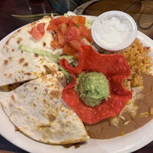 1/2 order Al pastor Quesadilla