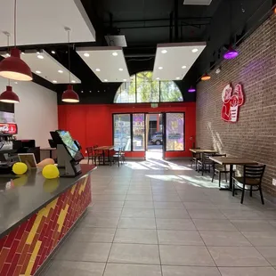 View of store facing entrance