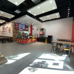 Interior shot of store