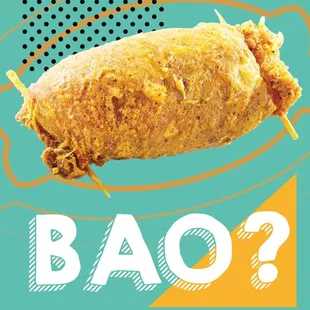 KWA KWA BAO - Pork, Rice and Mushrooms wrapped in chicken skin.. and obviously fried!!