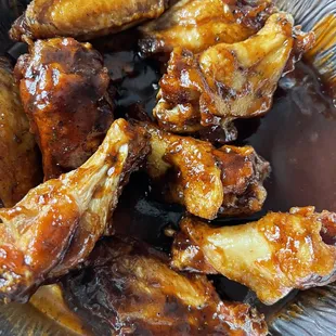 Jamaican jerk wings.  Amazing!!