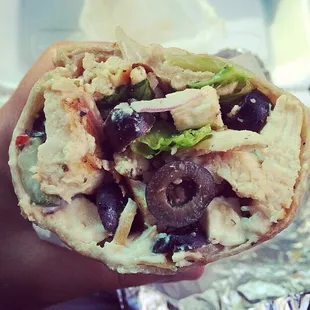 Greek Chicken Wrap