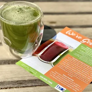 They sell delicious fresh cold pressed juices now!!!