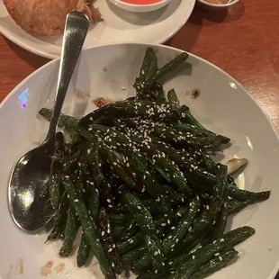 Green beans Szechuan