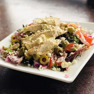 Mediterranean with fresh chicken!