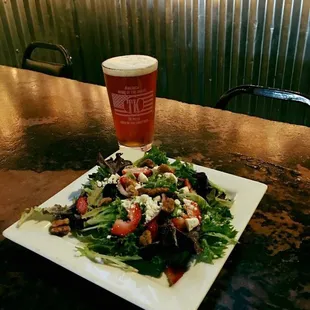 Strawberry walnut salad!