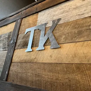 Backboard of the books we're sitting in