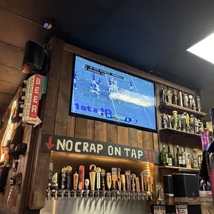 wide variety of beers on tap!