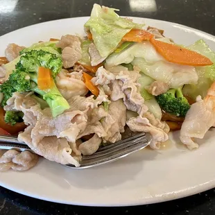 Combination chow fun