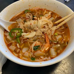 Number # 3 wonton noodle soup