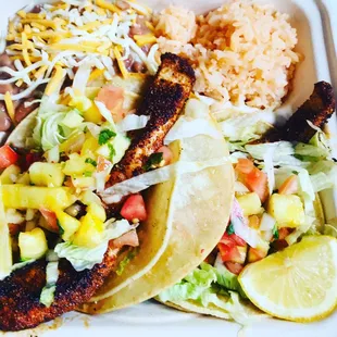 Blackened Salmon Tacos