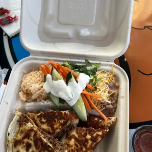 Shredded Beef Quesadilla