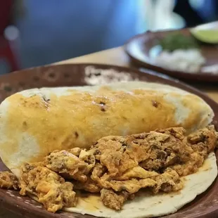 Chorizo and egg