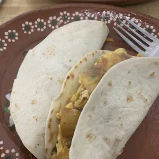 Egg and Cheese Taco