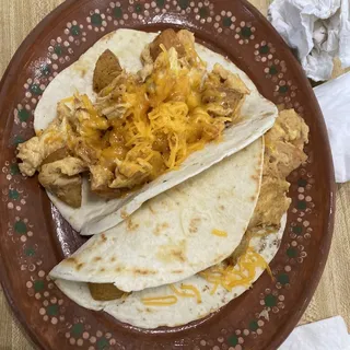 Egg and Potatoes Taco