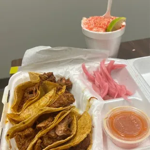 Cochinita Pibil and corn
