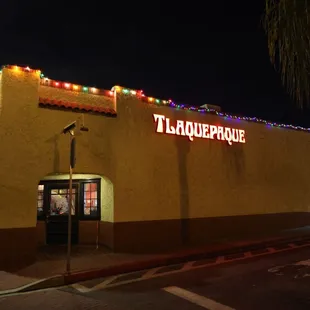 Exterior looking westward (building's east wall)