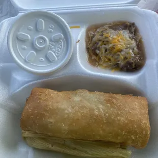 Tamale and Chile Relleno Plate