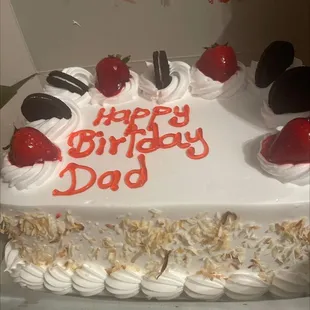 A missed spelled cake .
