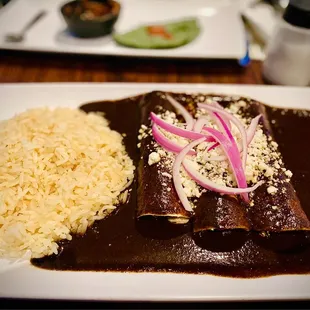 Enchiladas de Mole