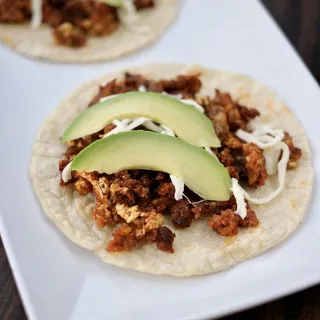 2 Chorizo & Egg Tacos