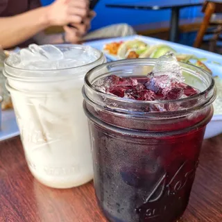 Hibiscus tea ( unsweetened)