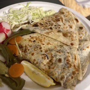 Carne asada quesadilla