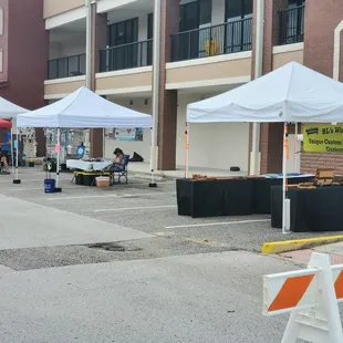 June 2020: The tents are socially distancing:)