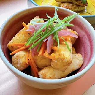 CRISPY TOFU BITES (GF,V)