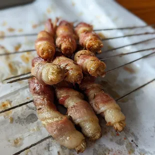 Bacon enoki mushroom