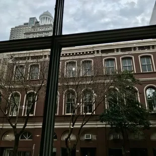 outside