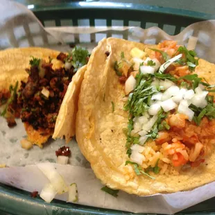 Chorizo and Fish Tacos