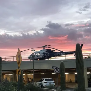 Leaving 6 am sunrise on copter port tmc