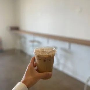 Brown sugar oat milk latte 16 oz