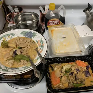 Curry veggies minus the tofu