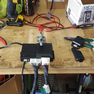 Security/remotstart being prepared for install