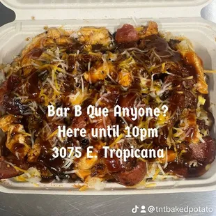 bar b que anyone here until 10pm