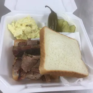 Texas size sandwich