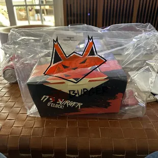 Maybe hard to see but the boxes inside the plastic bag stapled with the receipt