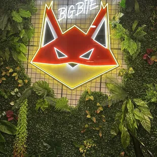 cute logo wall!