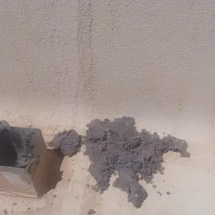 Dryer  vent was completely clogged from top to bottom.