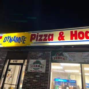 Front of restaurant
