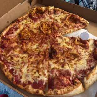 XL cheese pizza