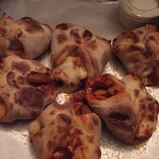 Buffalo chicken rolls