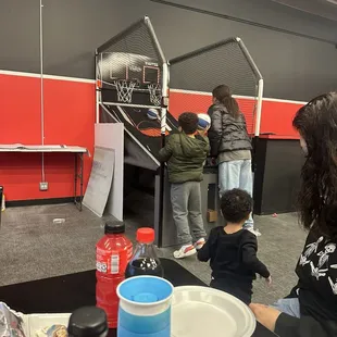 Shooting hoops